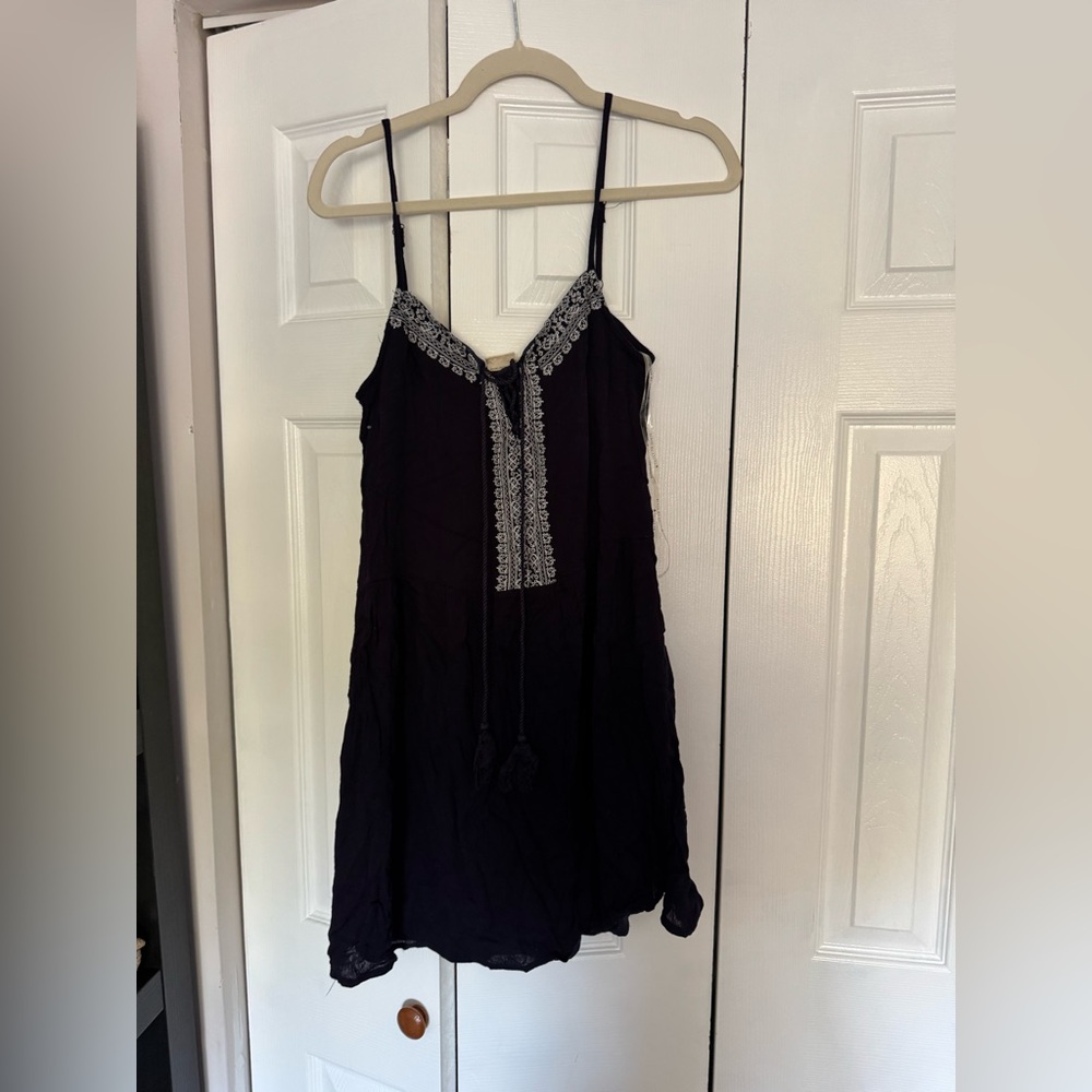 navy blue summer dress
